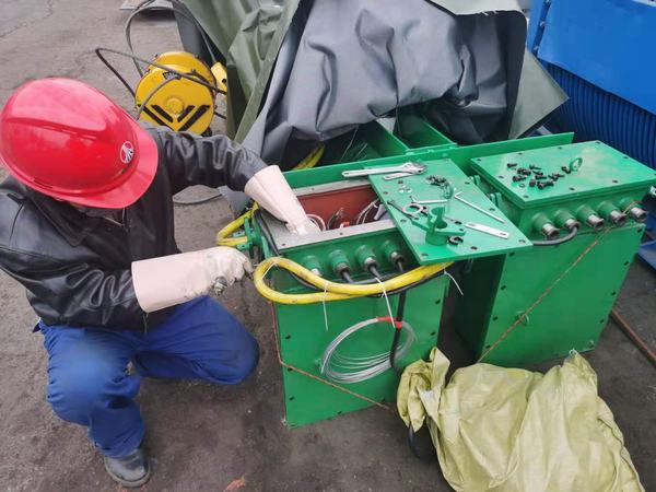 陜煤建設韓城分公司安裝六項目部奮力沖刺郭家灣儲煤棚集運站安裝工程