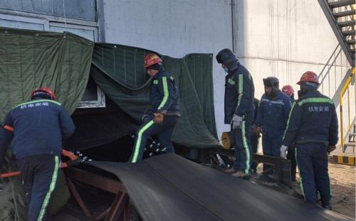 陜煤建設機電安裝公司戰嚴寒保生產