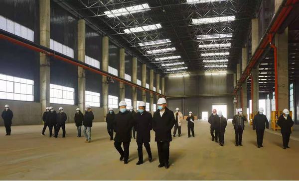 陜煤建設韓城分公司府谷縣郭家灣集運站儲煤棚工程項目順利通過竣工驗收