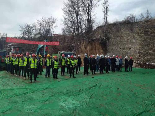 陜煤建設銅煤公司第三項目部承建的王石凹煤礦工業遺址項目4#游客服務中心項目順利開工