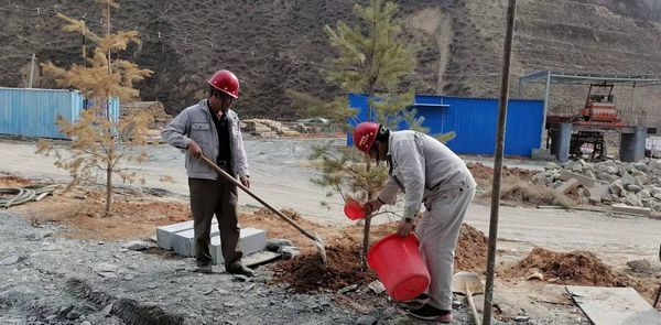 陜煤建設(shè)天工公司安裝三部開(kāi)展“綠色施工、美化家園”義務(wù)植樹(shù)活動(dòng)