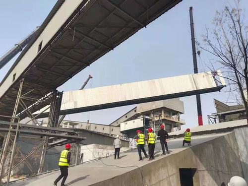 陜煤建設咸陽分公司承建的生態水泥有限公司改擴建55萬噸/年水泥立磨粉磨系統項目再得新進展