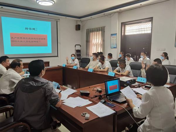 陜煤建設設備租賃中心舉辦安全生產普法知識競賽