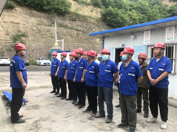 陜煤建設(shè)澄合分公司第三安裝隊專培+演練把好施工生產(chǎn)安全關(guān)