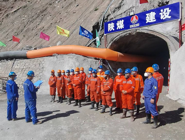 陜煤建設礦建三公司：“高顏值”工地引來業主“組團圍觀”