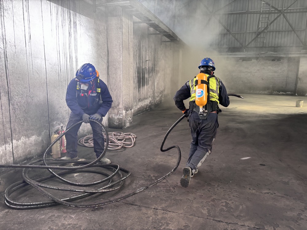 陜煤建設洗選煤運營公司榆陽運營項目部:演練淬精兵 防患于未“燃”??