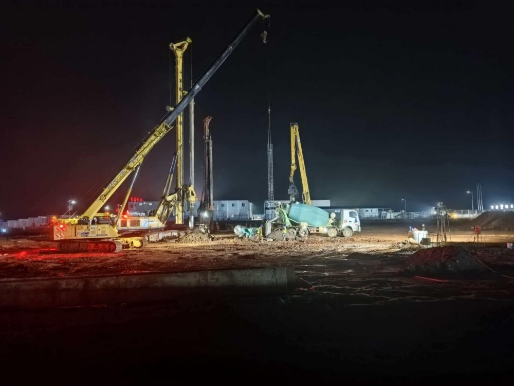 陜煤建設(shè)西北分公司汨羅樁基項(xiàng)目部：晝夜奮戰(zhàn)搶工期，全力以赴抓節(jié)點(diǎn)